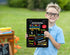 WaaHome First Day of School Chalkboard Sign - 9''X12'' First and Last Day of Kindergarten Photo Prop