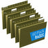 RAZCC 60 Pack Hanging File Folders: Reinforced Letter Size, Designed for Bulky Files, Filing Cabinet, Adjustable Tabs,