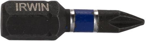 Irwin Impact Performance Series Fastener Driver #1 Phillips Insert Bit, 1", 2pc by IRWIN