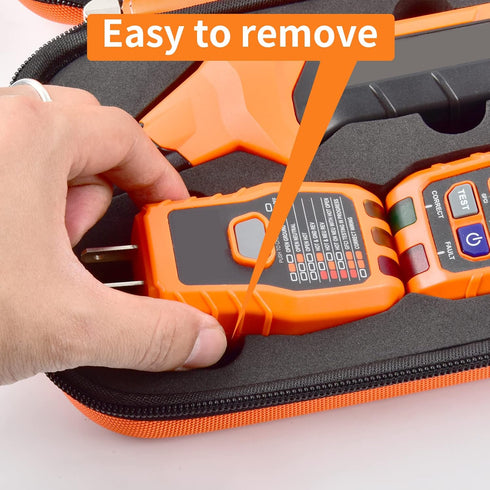 Case for Klein Tools ET310 AC Circuit Breaker Finder & 80041 Outlet Repair Tool Kit, Electrical Tools Storage Bag (Box