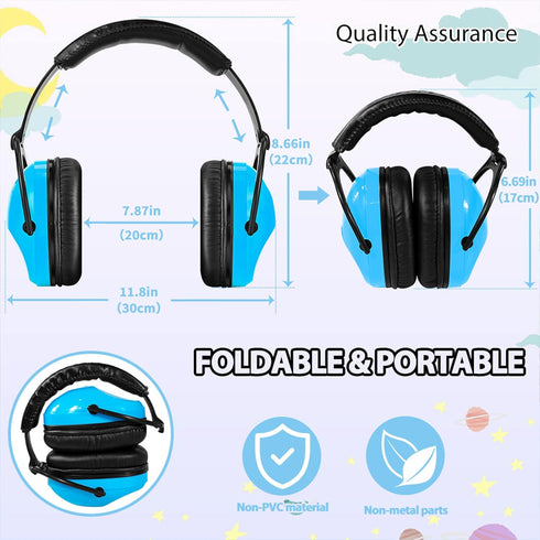 ZOHAN 030 Kids Noise Cancelling Headphones for Autism - Ear Protection for Kids