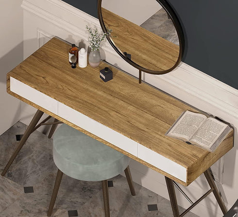 Wood Contact Paper, Waterproof Self Adhesive Wood Wallpaper for Countertop, Desk, Table Top Sticker Cover