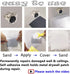 Drywall Repair Patch, Wall Patch Repair Kit, Self Adhesive Wall Mesh Repair, Large Hole Patch for Drywall, Sheet Rock Patch, Aluminum Sheetrock Ceiling Dry Wall Patch and Grit Sandpaper Scraper