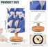 Amooorous Nature Calla Lily Royal Blue Night Table Lamps Baby Night Light for Library Table Lamps for Boys with USB