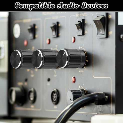 Exircy 8 6mm Dimmer PCS Floor Lamp Knob, Hole Dia Metal Lamp Rotary Switch Knobs Control Rotary Table Lamps Knob