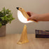 3-Way Dimmable Deogos Cute Bird Table Lamp, Touch Control Bedside Lamp, Brid Night Light, Cordless Small Desk Lamps