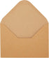 Juvale Kraft Paper Invitation Envelopes 4x6, A6 V Flap Brown Envelopes for Weddings, Baby Showers, Thank You Cards