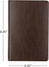 Samsill Vintage Hardcover Notebook, 200 Lined Pages, Brown, 7.5 x 10 Inch for Writing