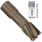 KEENTECH Carbide-Tipped Annular Cutter, 13/16" Dia. x 1-3/8" Depth, 3/4'' Weldon Shank for Cutting Harder Metal