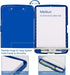 8.5x11 Meiikun Clipboard with Storage, Plastic Clipboards with Pen Holder, High Capacity Nursing Clipboard Folder, Side