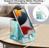 Fintie Pencil Holder with Magnetic Base, Emerald Marble Eyeglasses Stand, Desktop Organizer for Office Supplies