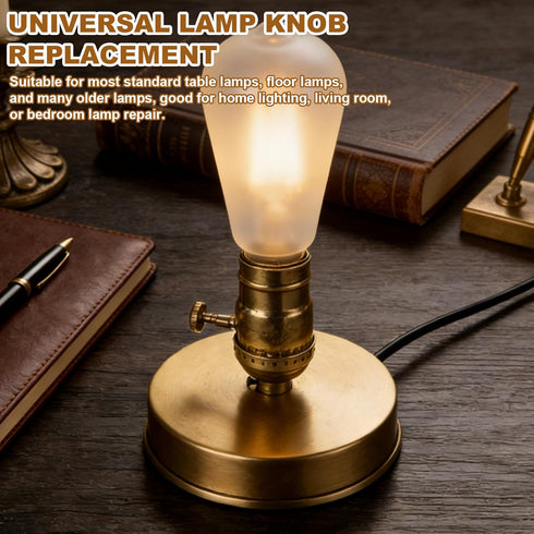 2Pcs uxcell Lamp Switch Knob, Turn On/Off Light Switch Knob Replacement, Twist Switch Knobs for Universal Light Socket