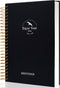 Meeting Notebook for Work, 120 Sheets Meeting Planner Organizer for Office Meeting Agenda, A5 Black Notebook