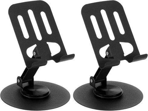MBAIYO 2 Pack Universal Metal Cell Phone Stand, 360 Rotation Cellphone Holder Multi
