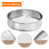 PATIKIL 140 Mesh Lab Sieve - 8" Diameter Test Sieve with 304 Stainless Steel Wire Cloth
