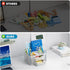 Marbrasse Mesh Desk Organizer - Pen Holder with 2 Drawers, Multi-Functional for Office Art Supplies