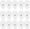 20 Pieces TENS Unit Replacement Pads - Universal 3.5mm Snap-on High Conductivity Electrodes for TENS