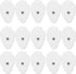 20 Pieces TENS Unit Replacement Pads - Universal 3.5mm Snap-on High Conductivity Electrodes for TENS