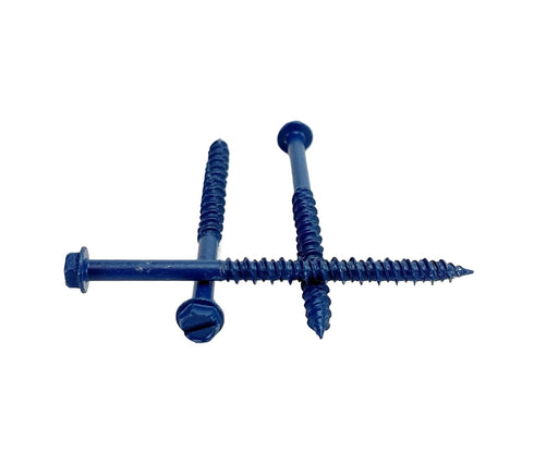 Hex Head Concrete Screw Anchor (3/16 x 2-3/4"), 100 Pieces with Drill Bit, Miami-Dade Compliant, Chenango Supply