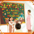 Pasimy Fall Reading Bulletin Boards, Book Tree Classroom Decorations, Autumn Scarecrow Pumpkin Cutouts for Thanksgiving