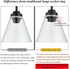 E26 E27 Ring,21.5mm/0.85inch E26 E27 1-1/2 Inches (Black,4-Pack) Light Socket Shade Height Plastic Lamp Shade Collar