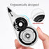Whiteout Correction Tape - Easy To Use Applicator for Instant Corrections, 12pack, 5M/196" x 0.2", Black for School
