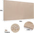 Bulletin Felt Board, 36x18 Inches Cork Board Alternative, Large Felt Board Decorative Pin Board for Wall, Foldable Photo Board Self-Adhesive Vision Board with 36 Pushpins Khaki by Bcabo