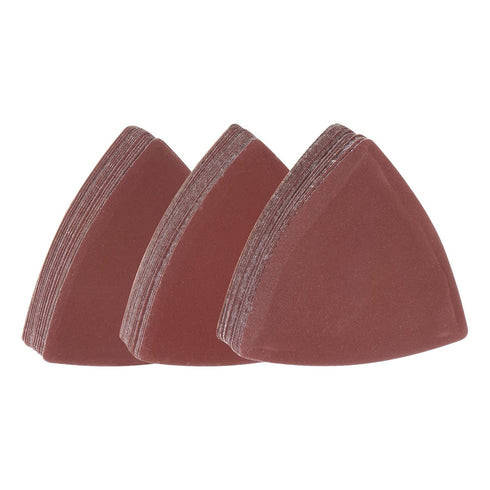 60pcs Triangular Hook & Loop Sandpapers, 400/600/800 Grits Aluminum Oxide Sanding Pads Set