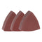 60pcs Triangular Hook & Loop Sandpapers, 400/600/800 Grits Aluminum Oxide Sanding Pads Set