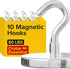 X-Bet Magnetic Hooks 80 LBS - Heavy Duty Neodymium Hooks for Cruise Cabins, Strong Rare Earth Magnet Hooks for Hanging