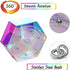 Luxurious Spin Makeup Organizer, Iridescent Makeup Brushes Holder