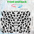 BPQOJB Server Books for Waitress Leather Waitress Book Server with Zipper Money Pocket Cute Cow Pattern Pattern Design