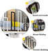 PAUANI U-Shaped Stairs Handrail - Stair Railing, Metal Nti-slip Stair Support Rod, Steps Handrails For Elderly/Disabled
