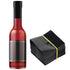 Black Shrink Bands, 200 Pieces Heat Shrink Wrap Sealer for Bottles, 65x60 mm [Compatible Diameter Range: 1 1/4” – 1