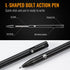 KeyUnity KP00 Titanium Alloy Bolt Action Pen with Bonus Refills, Retractable Pocket Ball-point Pen for Everyday Use