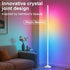 Room(White,1pack) TJOY Smart Floor Lamp for Atmosphere Decoration, RGB Corner Lamp with Music Sync, Crystal Joint