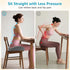 VILCHEBBA Tailbone, Seat Cushion, Office Chair Cushion for Sciatica, Coccyx Cushion, Ergonomic Memory Foam Seat Cushion