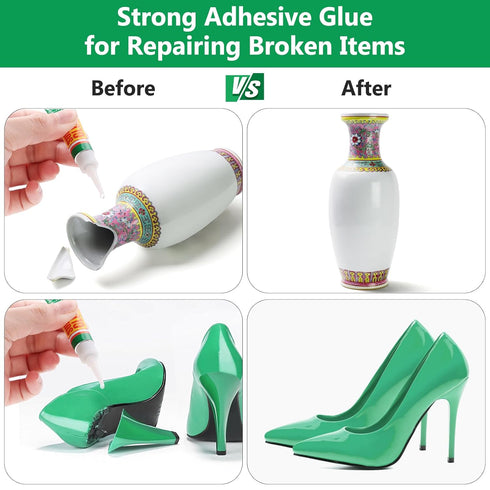 24 X 3g Super Glue Clear, Strong Adhesive for Shoe Repair, Plastic, DIY Crafts