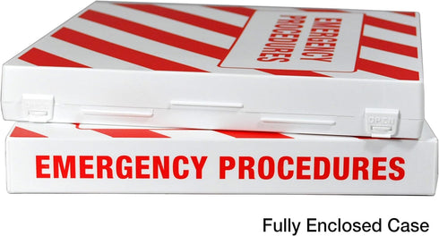 UniKeep Emergency Procedures Binder, 1.5 Inch Spine with Metal D-Rings for Document Organization