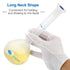 PATIKIL 250ml Volumetric Flask, Polypropylene Graduated Measuring Flask with Plug Cap for Laboratory