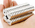 30 Pieces 10 x 3mm Permanent Disc Rare Earth Fastener Magnets with 3mm Countersunk Hole, Neodymium Refrigerator Magnets