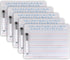 Pacon Handwriting Whiteboard Dry Erase Set, 2-Sided, Ruled/Plain, with Marker/Eraser, 9" x 12", 5 Sets