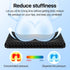 OMCOZY Gel Seat Cushion, Cooling Thick Big Breathable Honeycomb Design Absorbs Pressure Points Seat Cushion