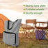Foldable Shopping Cart Bag with Wheels, Large Capacity Reusable Grocery Tote, Heavy Duty Oxford Fabric Rolling Bag