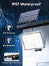 Topabol 400LED IP67 16.4ft 3 (2 Pack) Solar Lights Outdoor, Waterproof Solar Lights with Cable, Modes & Remote Control