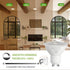 SETEN 6 Pack GU10 Bulbs, 6W (50W Dimmable 5000K 580LM, LED Halogen Equivalent) Daylight, for Track Lighting, Recessed