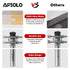 2 Set 1/2 Inch 3 Professional PCS Tongue and Groove Router Bit Shank, Teeth T Shape Wood Milling Cutter Woodworking