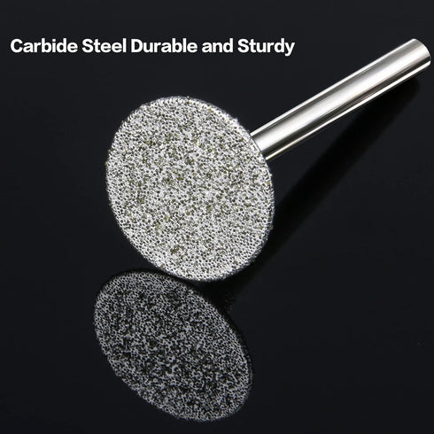 Stone Carving Set Diamond Burr Bits, 17PCS Polishing Kits for Dremel, Rotary Tools Accessories for Carving, Engraving,