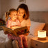 Dimmable Baby Night Light: Eye-Caring Soft Warm White LED Touch Lamp | USB Rechargeable Portable Bedside for Nursery
