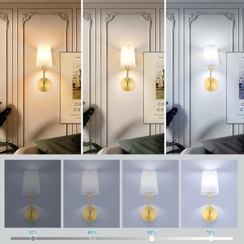 Set 2, 15000mAh Dimmable, Bulb JESLED Battery Operated Wall Sconce of Rechargeable Wall Lights with Timer Function